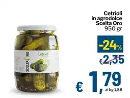 Qui Discount Cetrioli in agrodolce Scelta Oro offerta