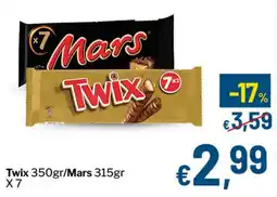 Qui Discount Twix /Mars x 7 offerta