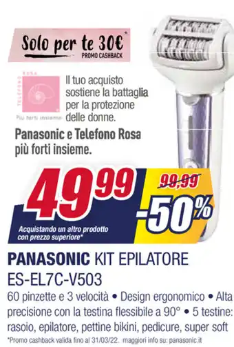 Panasonic Kit Epilatore ES-EL7C-V503
