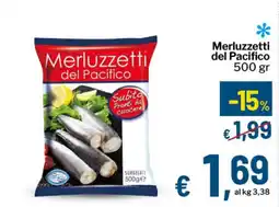 Qui Discount Merluzzetti del Pacifico offerta