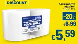 Qui Discount Asciugatutto maxi roll offerta