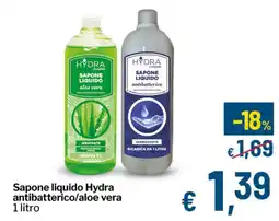 Qui Discount Sapone liquido Hydra antibatterico/aloe vera offerta