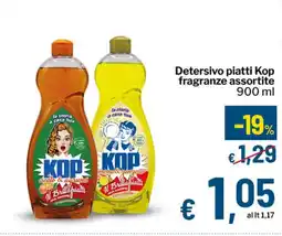 Qui Discount Detersivo piatti Kop fragranze assortite offerta