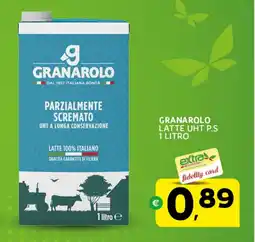 Extra Supermercati Granarolo latte uht p.s offerta