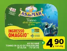 Extra Supermercati As do mar tonno in olio extravergine di oliva offerta