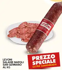 Extra Supermercati Levoni salame napoli san gennaro offerta