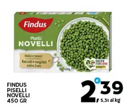 Extra Supermercati Findus piselli novelli offerta