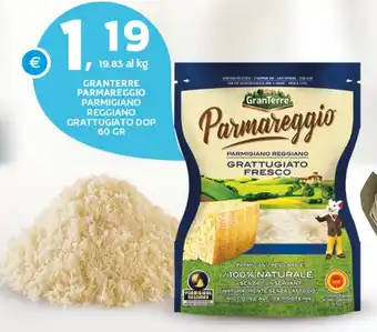 Extra Supermercati Granterre parmareggio parmigiano reggiano grattugiato dop offerta
