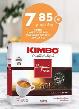 Extra Supermercati Kimbo caffè di napoli macinato fresco offerta