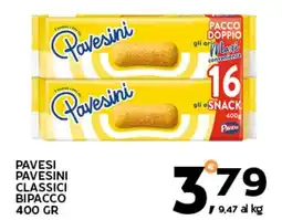 Extra Supermercati Pavesi pavesini classici bipacco offerta