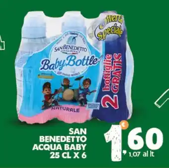 Extra Supermercati San benedetto acqua baby offerta