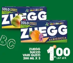 Extra Supermercati Zuegg succo vari gusti offerta