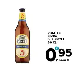 Extra Supermercati Poretti birra 3 luppoli offerta