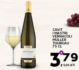 Extra Supermercati Cavit i mastri vernacoli muller thurgau offerta