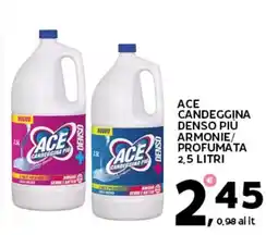 Extra Supermercati Ace candeggina denso piu armonie/ profumata offerta
