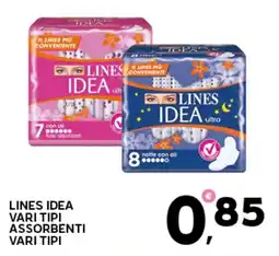 Extra Supermercati Lines idea vari tipi assorbenti vari tipi offerta