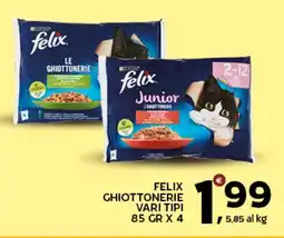 Extra Supermercati Felix ghiottonerie vari tipi offerta