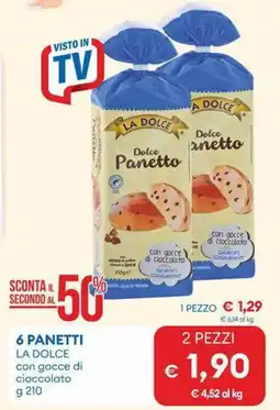MD Discount 6 panetti LA DOLCE offerta