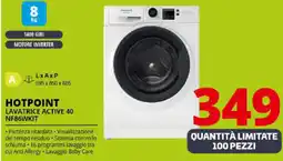 Comet HOTPOINT LAVATRICE ACTIVE 40 NF86WKIT offerta