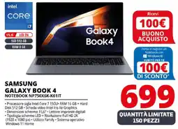 Comet SAMSUNG GALAXY BOOK 4 NOTEBOOK NP750X6K-K611T offerta