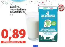 Sidis Latte P.S. 100% Italiano GRANAROLO offerta