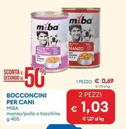 MD Discount Bocconcini per cani MIBA offerta