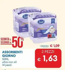 MD Discount Assorbenti giorno SERIL offerta
