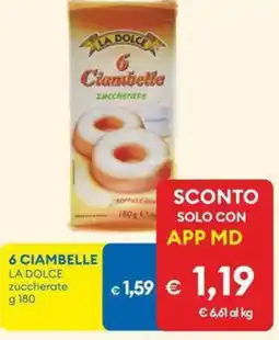 MD Discount 6 ciambelle LA DOLCE offerta