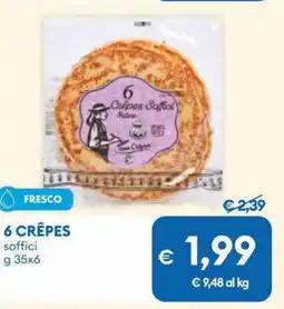 MD Discount 6 crêpes soffici offerta