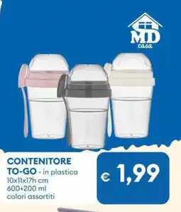 MD Discount Contenitore to-go MD casa offerta