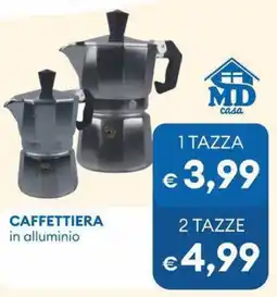 MD Discount MD casa caffettiera in alluminio offerta
