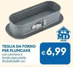 MD Discount MD casa Teglia da forno per plumcake offerta