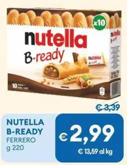 MD Discount Nutella b-ready FERRERO offerta