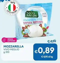 MD Discount Mozzarella VIVO MEGLIO offerta