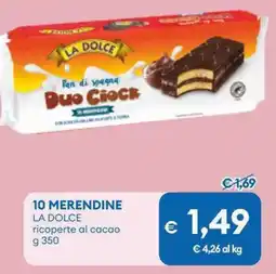 MD Discount 10 merendine LA DOLCE offerta