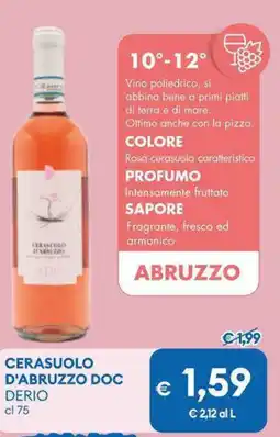 MD Discount Cerasuolo d'abruzzo DOC DERIO offerta