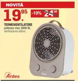 Brico OK Ardes termoventilatore offerta