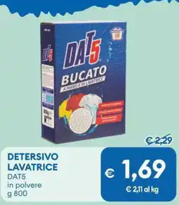 MD Discount Detersivo lavatrice DAT5 offerta