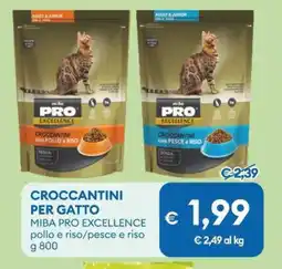 MD Discount Croccantin per gatto MIBA PRO EXCELLENCE offerta