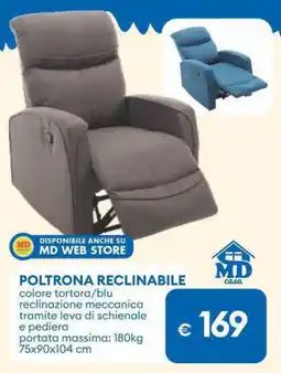 MD Discount Poltrona reclinabile MD Casa offerta