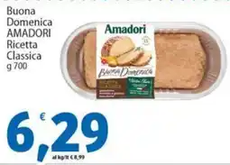Sidis Buona Domenica AMADORI Ricetta Classica offerta