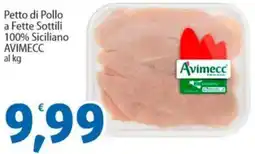 Sidis Petto di Pollo a Fette Sottili 100% Siciliano AVIMECC offerta