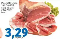 Sidis Prosciutto Crudo SAN DANIELE Stag. 18 Mesi CAVAZZUTI offerta