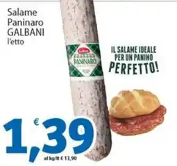 Sidis Salame Paninaro GALBANI offerta