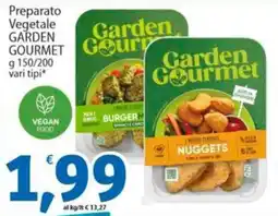 Sidis Preparato Vegetale GARDEN GOURMET offerta