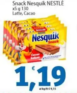 Sidis Snack Nesquik NESTLÉ offerta
