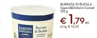 Conad Burrata di bufala sapori& dintorni offerta