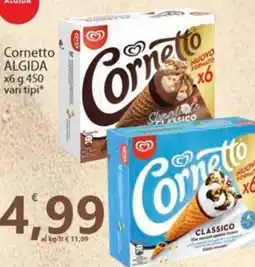 Sidis Cornetto ALGIDA x6 offerta