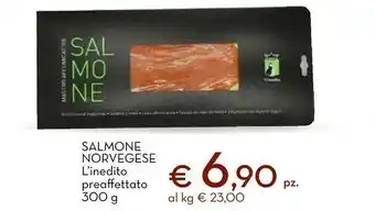 Conad Salmone norvegese 300 g offerta