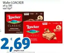 Sidis Wafer LOACKER x4 offerta